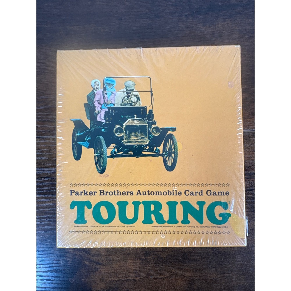 Vintage 1970 Parker Brothers Touring Automobile Card Game No‎ 732 Factory Sealed